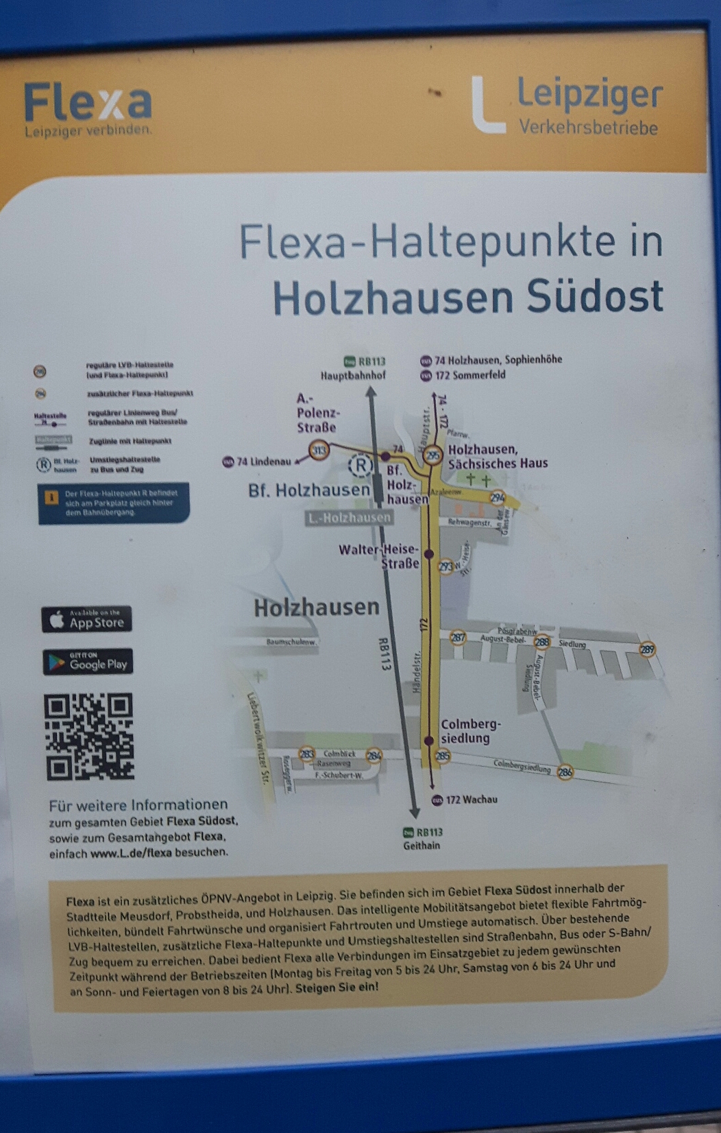 Holzhausen, Leipzig, April: Neues von Flexa Südost
