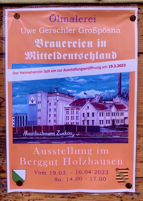 Berggut, 19. März: Vortrag „Brauerein in Mitteldeutschland“