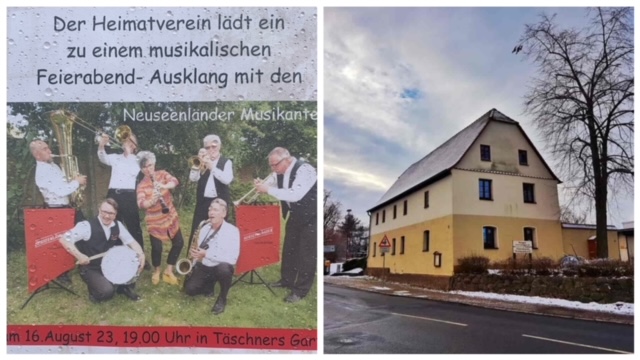 Berggut, 16. August: Neuseenländer Musikanten in Täschners Garten