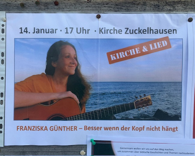 14. Januar, Kirche Zuckelhausen: Franziska Günther